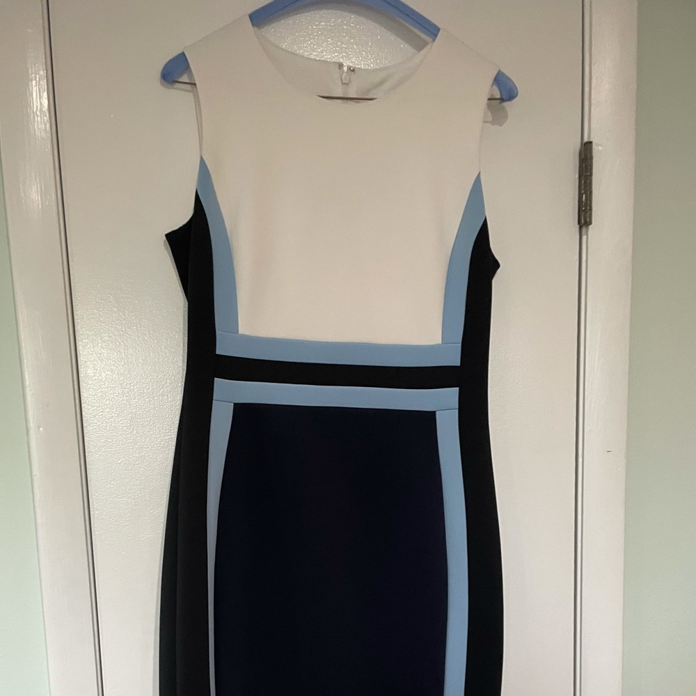 Calvin Klein color black dress